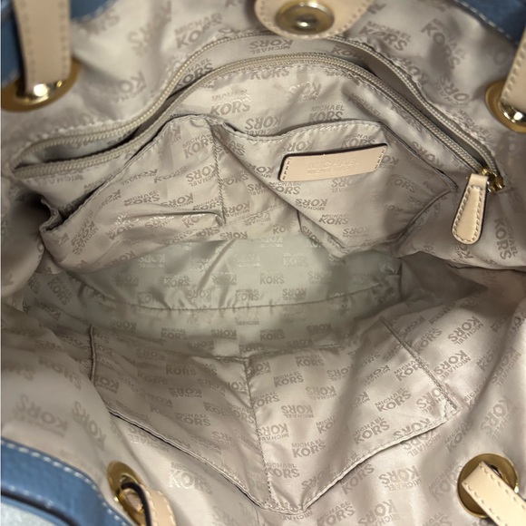 Michael kors light blue handbag - Picture 9 of 12
